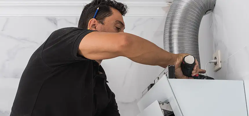 Precision In-wall Dryer Vent Cleaning & Rerouting Corrections in Santa Monica, CA